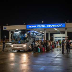 Novo Procedimento da Receita Federal em Foz do Iguaçu Altera Rota de Ônibus e Gera Indignação na Fronteira